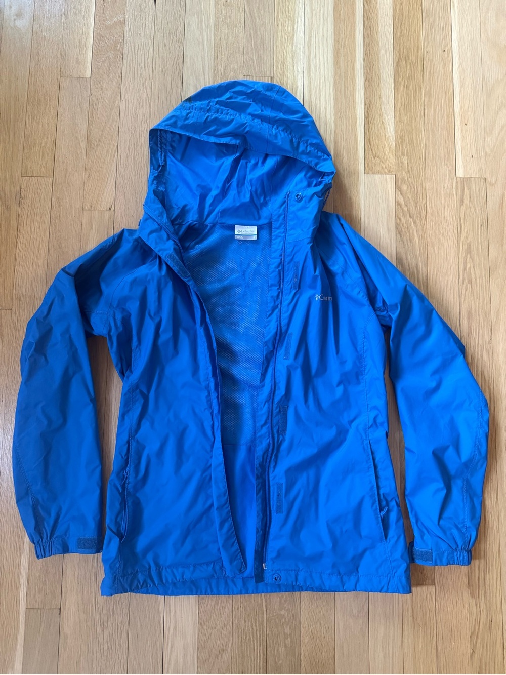 Columbia Women's Blue Waterproof Hooded Jacket